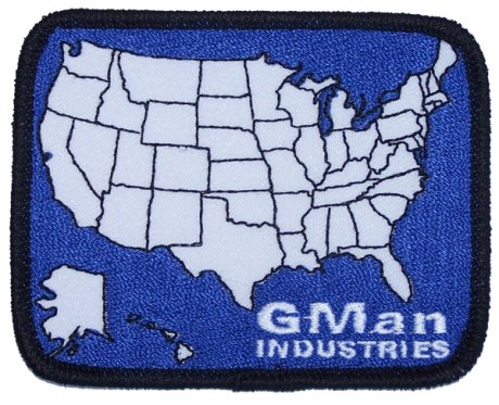 Travel Patch, GMan - USA